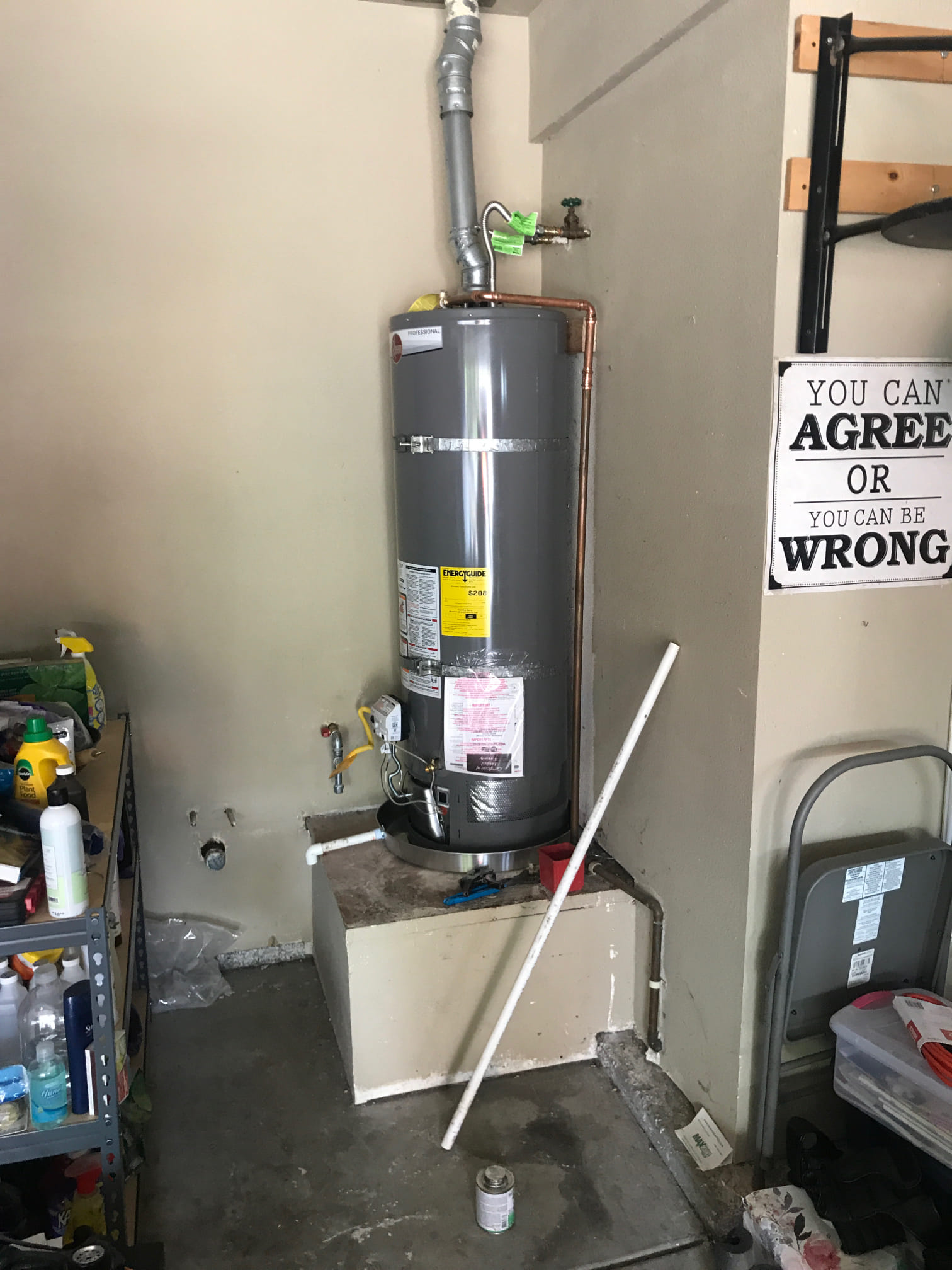 Lovley Water heater Swap in Stockton, CA. 